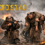 Dois monges lutando na guerra